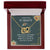 Congratulations My Daughter Interlocking Hearts Necklace Message Card