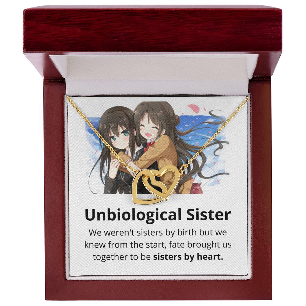 Sisters By Heart - Necklace Interlocking Hearts Necklace