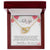 To My Wife - Your Naughty Lover Interlocking Hearts Necklace