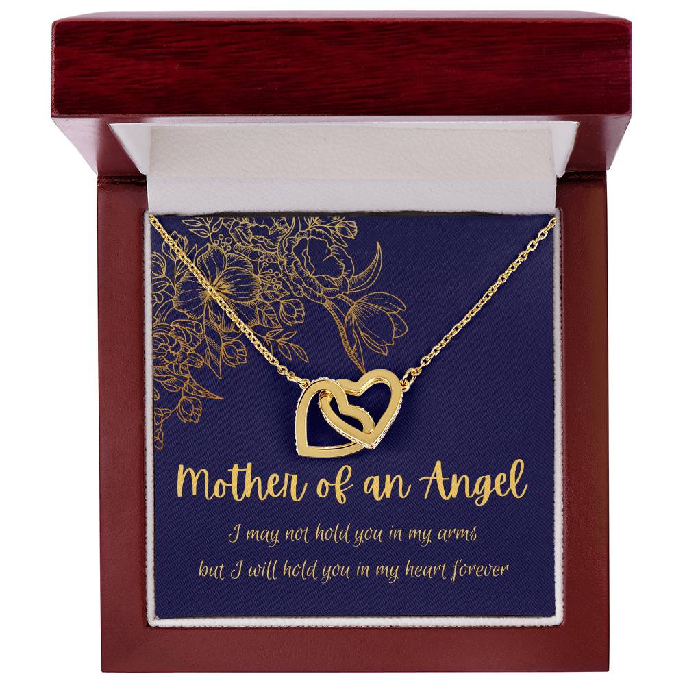 Mother Of An Angel - Interlocking Hearts Interlocking Hearts Necklace