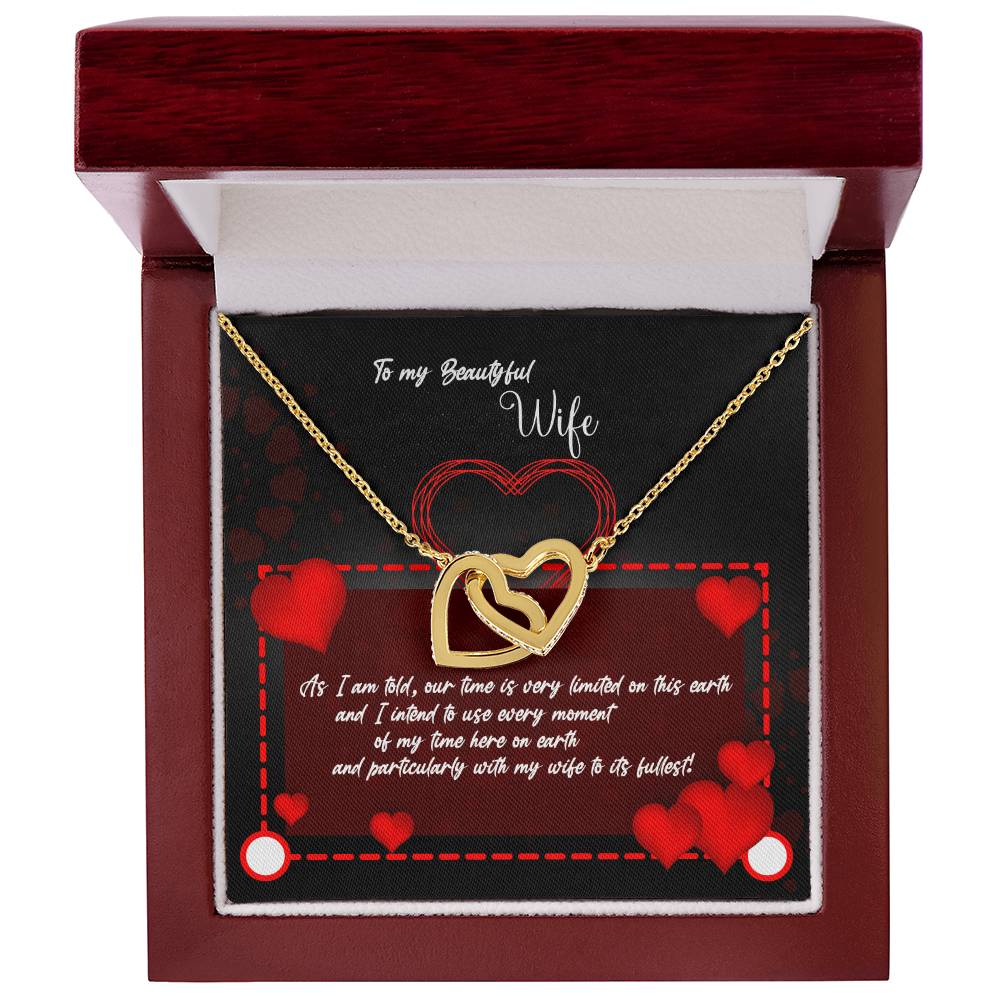 Best Gift For Her Best Necklace For Wife Best Valentine Gift For Wife Anniversary Necklace Interlocking Hearts Necklace