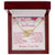 To My Girlfriend Valentine'S Day Because I Love You - Interlocking Heart Necklace Interlocking Hearts Necklace