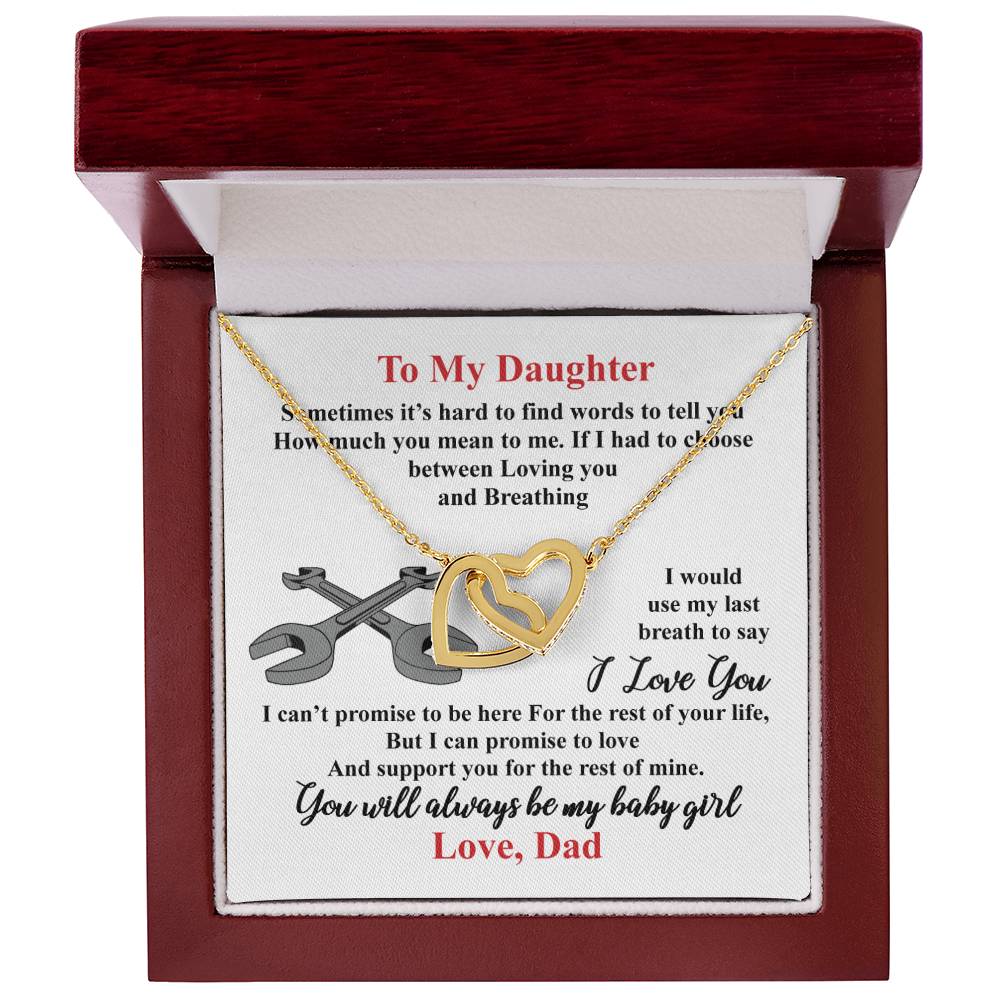 Mechanic'S Daughter - Interlocking Heart Necklace Interlocking Hearts Necklace