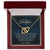To My Daughter - Unique Heart Bonding Necklace Gift Set Interlocking Hearts Necklace