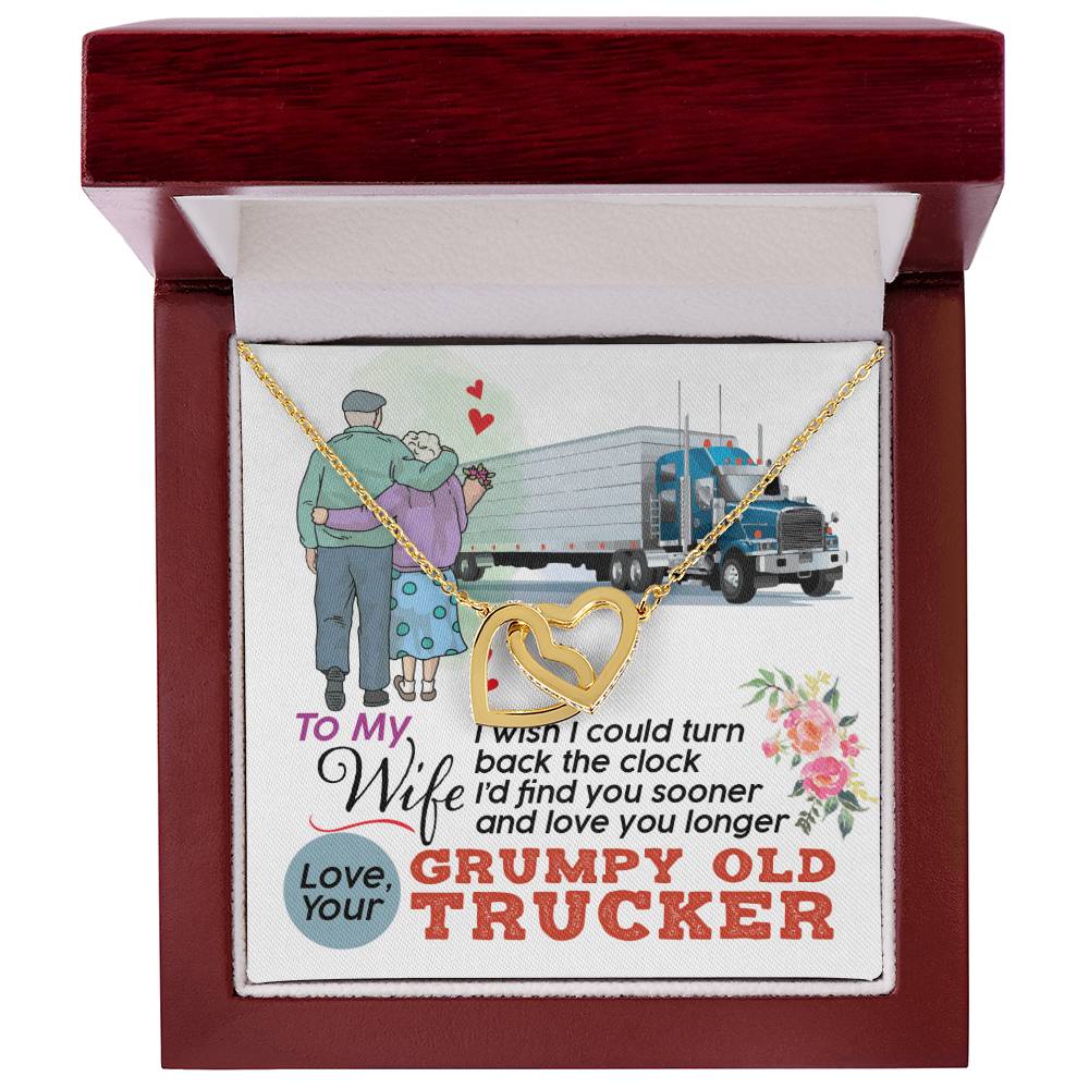 Trucker'S Wife - Interlocking Heart Necklace Interlocking Hearts Necklace