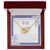 Loss Of Dad Interlocking Hearts Necklace