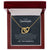 Believe In Yourself - Gift For Granddaughter Interlocking Hearts Necklace