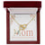 Mom Necklace Interlocking Hearts Necklace