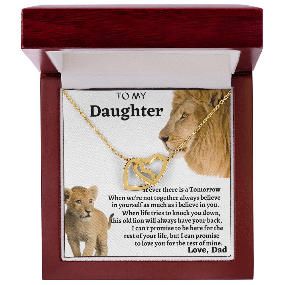 Gift For Daughter Interlocking Interlocking Hearts Necklace