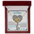 Love Always Comes From The Heart - To My Daughter Luxe Interlocking Heart Necklace Gift Set Interlocking Hearts Necklace