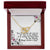 Mother'S Day Gift For Wife Interlocking Hearts Necklace