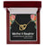 Mother & Daughter Connected At The Heart For Mother'S Day Interlocking Hearts Necklace