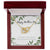 A Mother Is Like A Flower - Each One Beautiful & Unique Interlocked Hearts Mothers Day Gift Interlocking Hearts Necklace