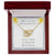 You Are My Sunshine Interlocking Hearts Necklace