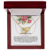 Interlocking Hearts Necklace To Granddaughter