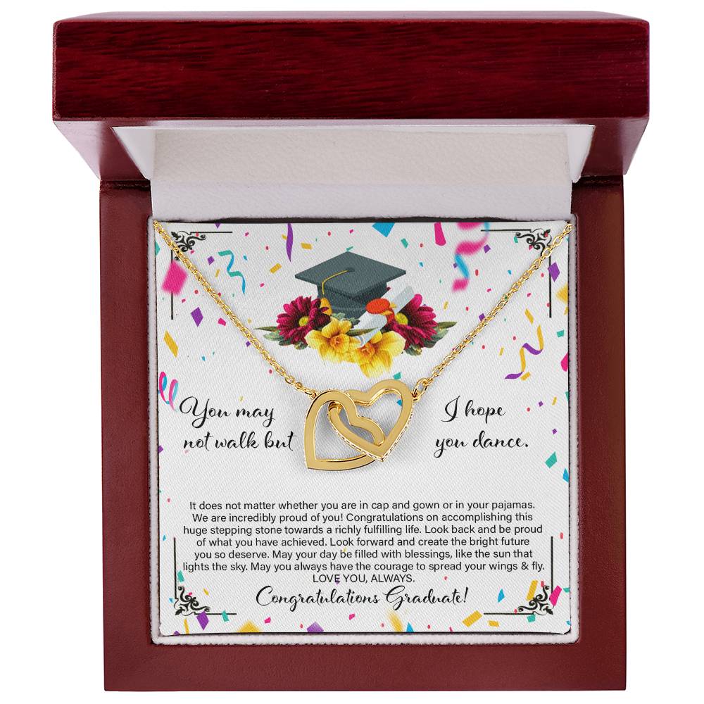 Graduation Gift For Daughter - Interlocking Heart Necklace Interlocking Hearts Necklace