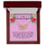 To My Beautiful Daughter - Interlocking Heart Necklace Interlocking Hearts Necklace
