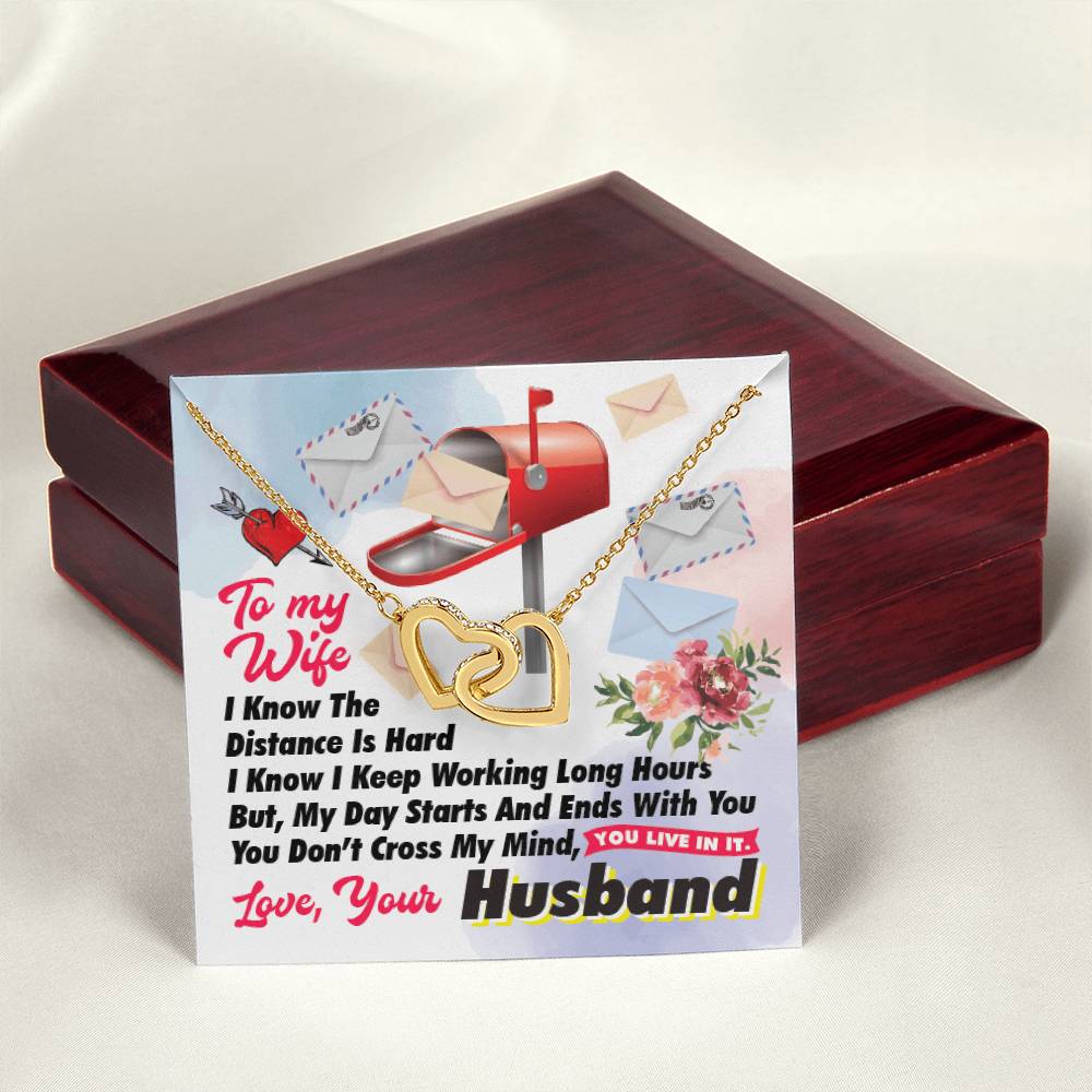 Postal Worker'S Wife - Interlocking Heart Necklace Interlocking Hearts Necklace