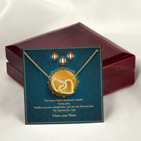 Mom Personalized Gift Interlocking Hearts Necklace