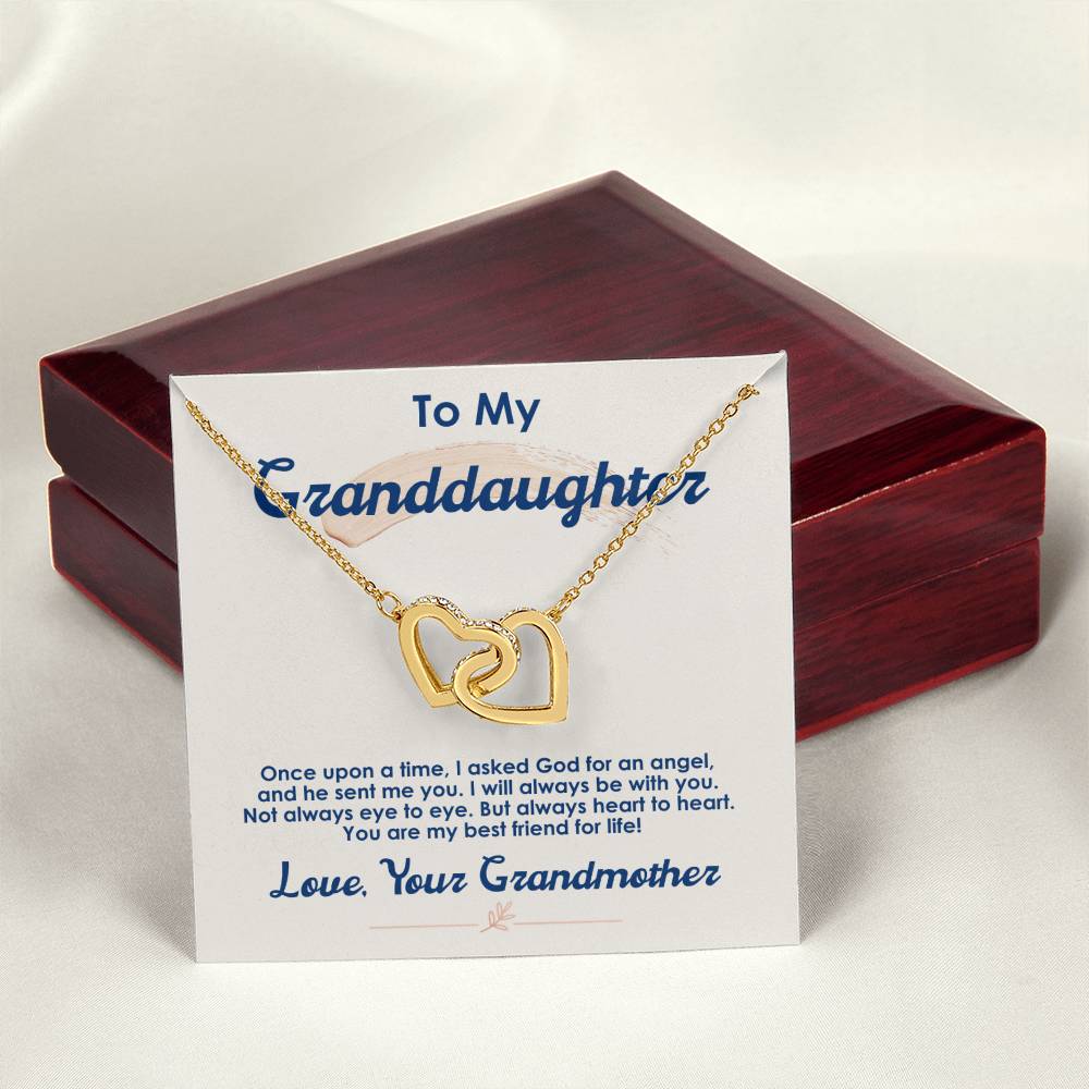 Collection Granddaughter - Always Heart To Heart - Necklace Interlocking Hearts Necklace