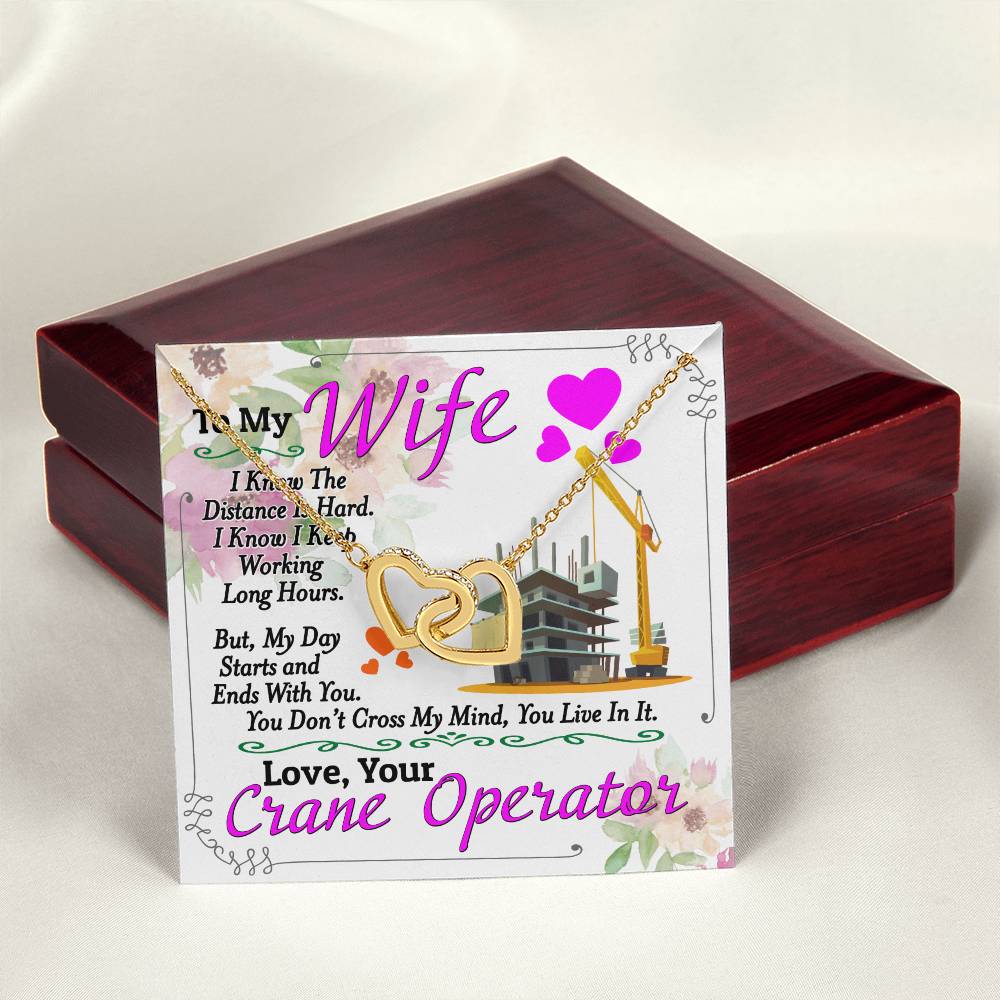 Crane Operator'S Wife - Interlocking Heart Necklace Interlocking Hearts Necklace