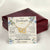 To My Granddaughter From Grandpa - Interlocking Heart Necklace Interlocking Hearts Necklace