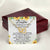 To My Daughter Interlocking Hearts Necklace Message Card