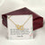 To My Love Interlocking Hearts Necklace Message Card