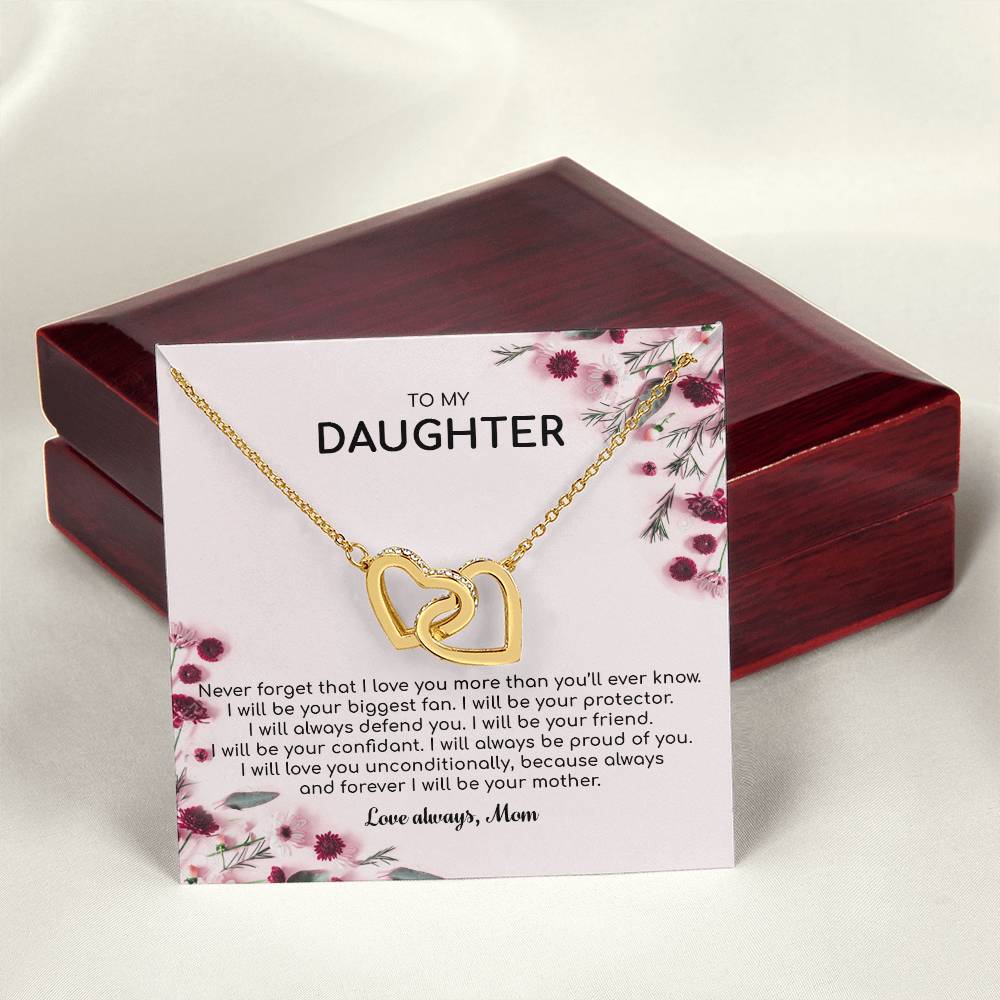 Forever I Will Be Your Mother - Interlocking Hearts Necklace