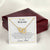 To My Best Friend Interlocking Hearts Necklace