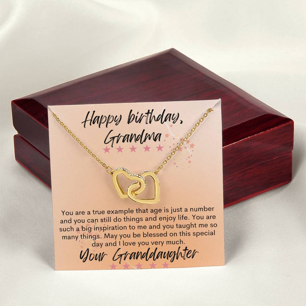 A Beautiful Birthday Gift For Grandma - The Stunning Interlocking Hearts Necklace