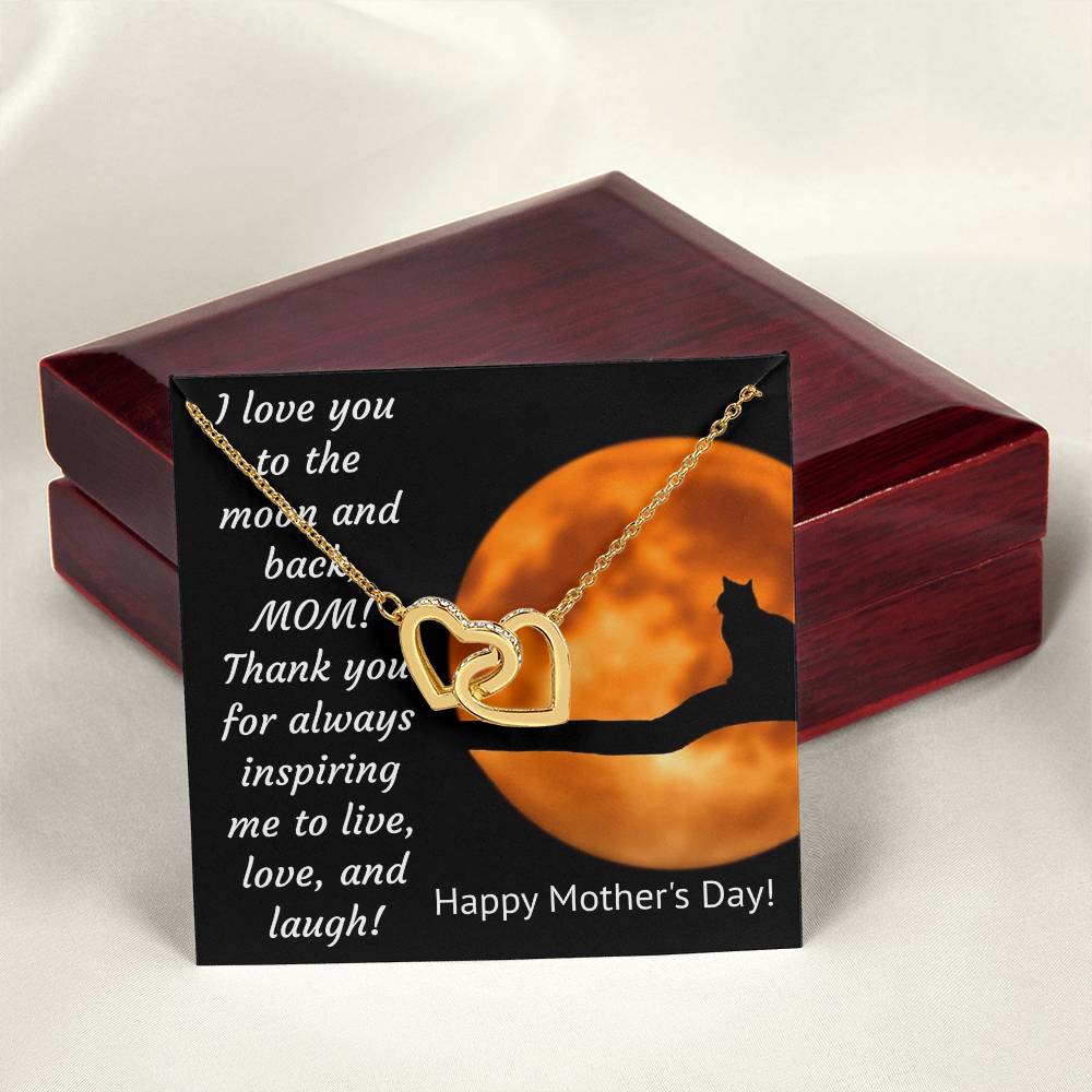 Interlocking Hearts - Mother'S Day Necklace Interlocking Hearts Necklace
