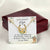 To My Gorgeous Wife Interlocking Hearts Necklace Mother'S Day Message Card