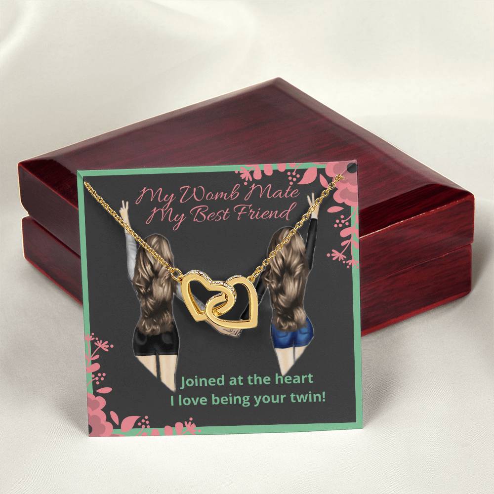 Joined At The Heart Interlocking Hearts Necklace
