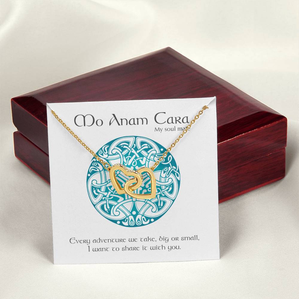 Mo Anam Cara - Interlocking Hearts Interlocking Hearts Necklace