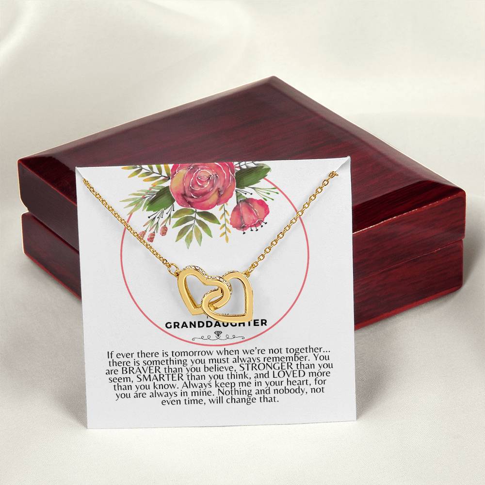 Interlocking Hearts Necklace To Granddaughter