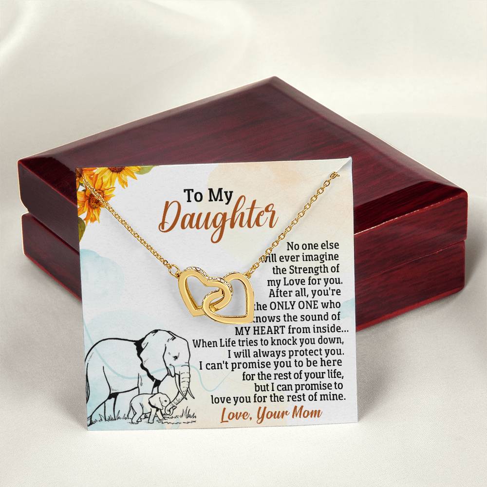 Thoughtful Gifts For You Daughter Best Christmas Gifts Interlocking Hearts Necklace