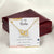 To My Bestie No Matter What We Do Interlocking Hearts Necklace