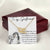 To My Girlfriend Interlocking Hearts Necklace Message Card