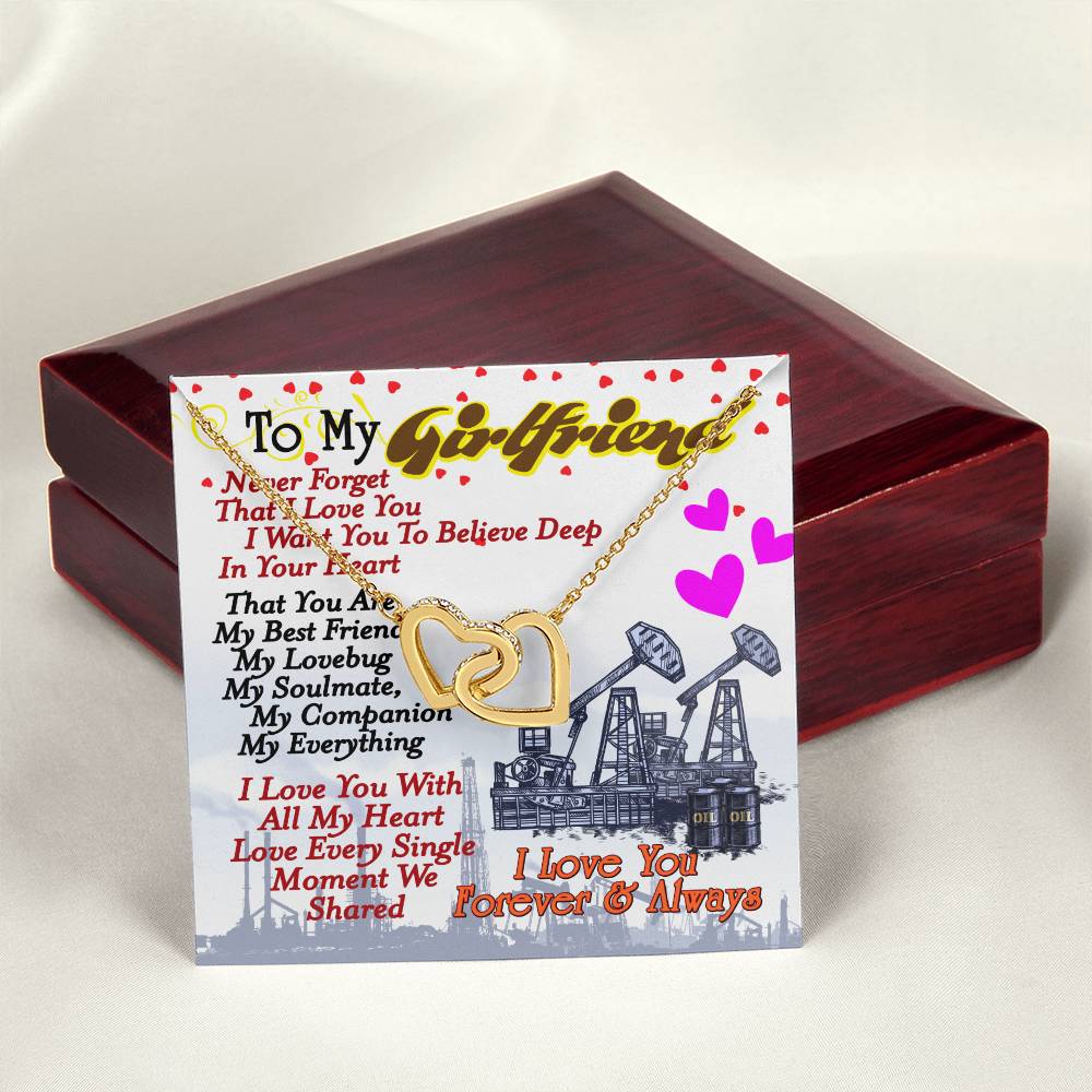 Oilfield Man'S Girlfriend - Interlocking Heart Necklace Interlocking Hearts Necklace