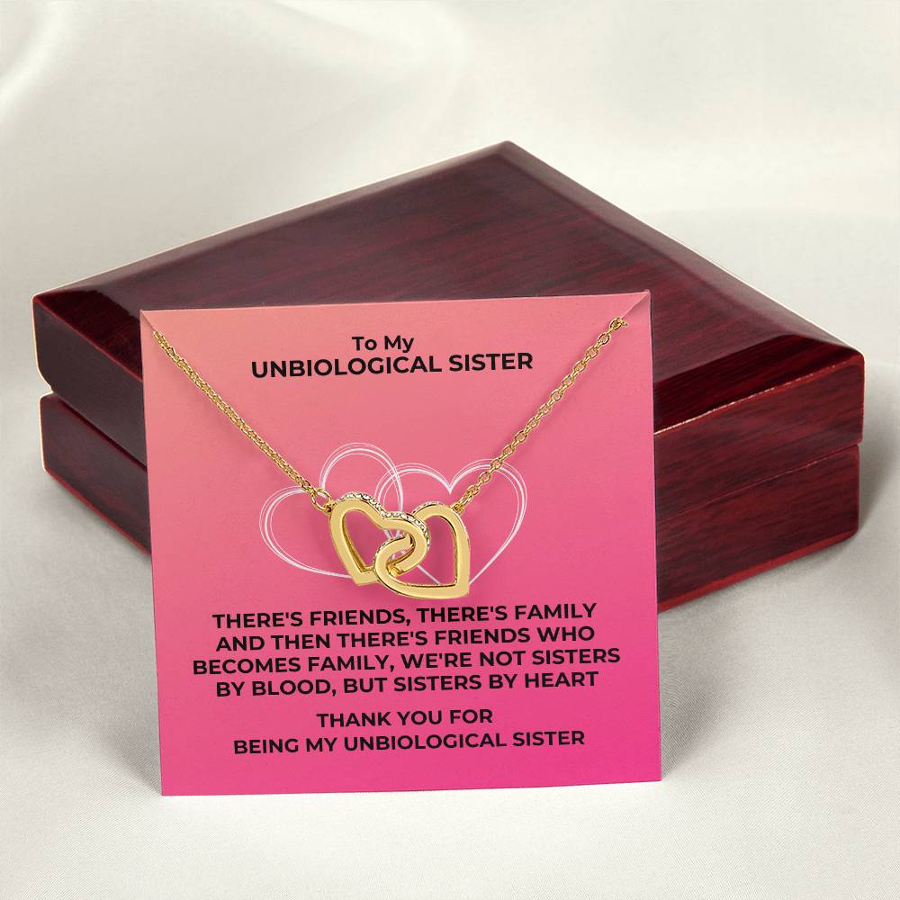 Unbiological Sister - Interlocking Hearts Interlocking Hearts Necklace