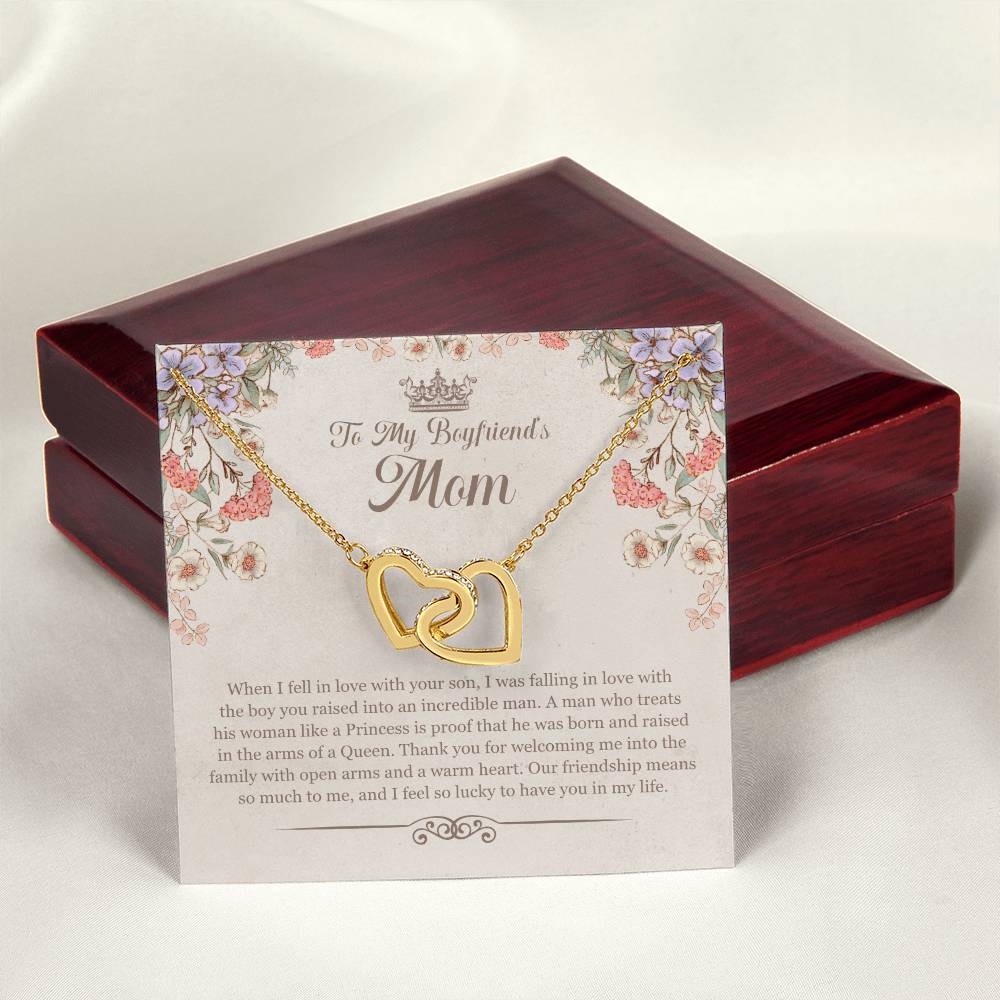 Boyfriend’S Mom - Interlocking Heart Necklace Interlocking Hearts Necklace