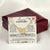 To My Beloved Granddaughter - Interlocking Heart Necklace From Grandma Interlocking Hearts Necklace