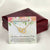 To My Beautiful Granddaughter On Your Graduation Day Flowery Interlocking Hearts Interlocking Hearts Necklace