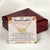 To My Granddaughter Interlocking Hearts Necklace Message Card