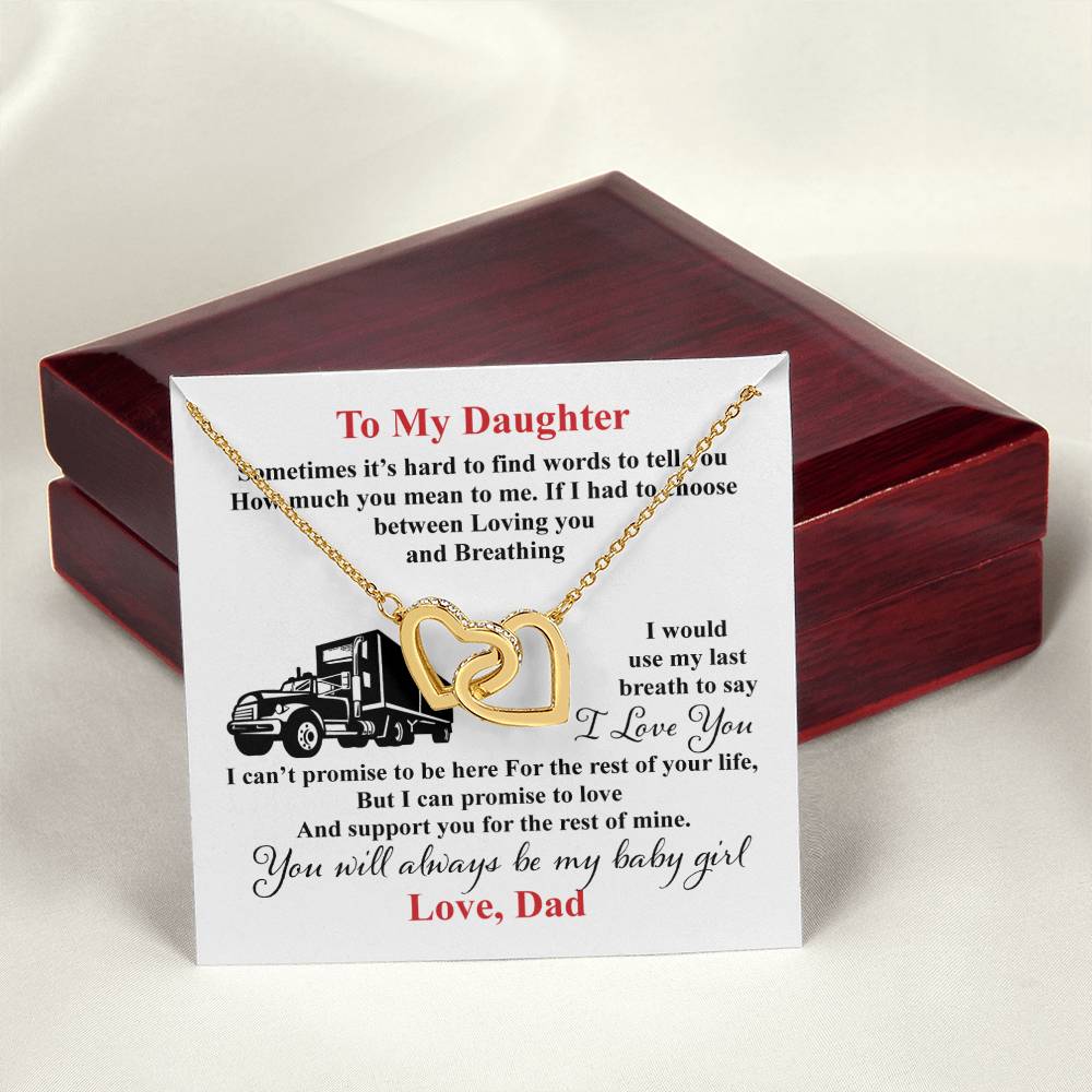Trucker'S Daughter - Interlocking Heart Necklace Interlocking Hearts Necklace