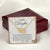 To My Daughter Interlocking Hearts Necklace Message Card