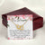 To My Daughter Interlocking Hearts Necklace Message Card