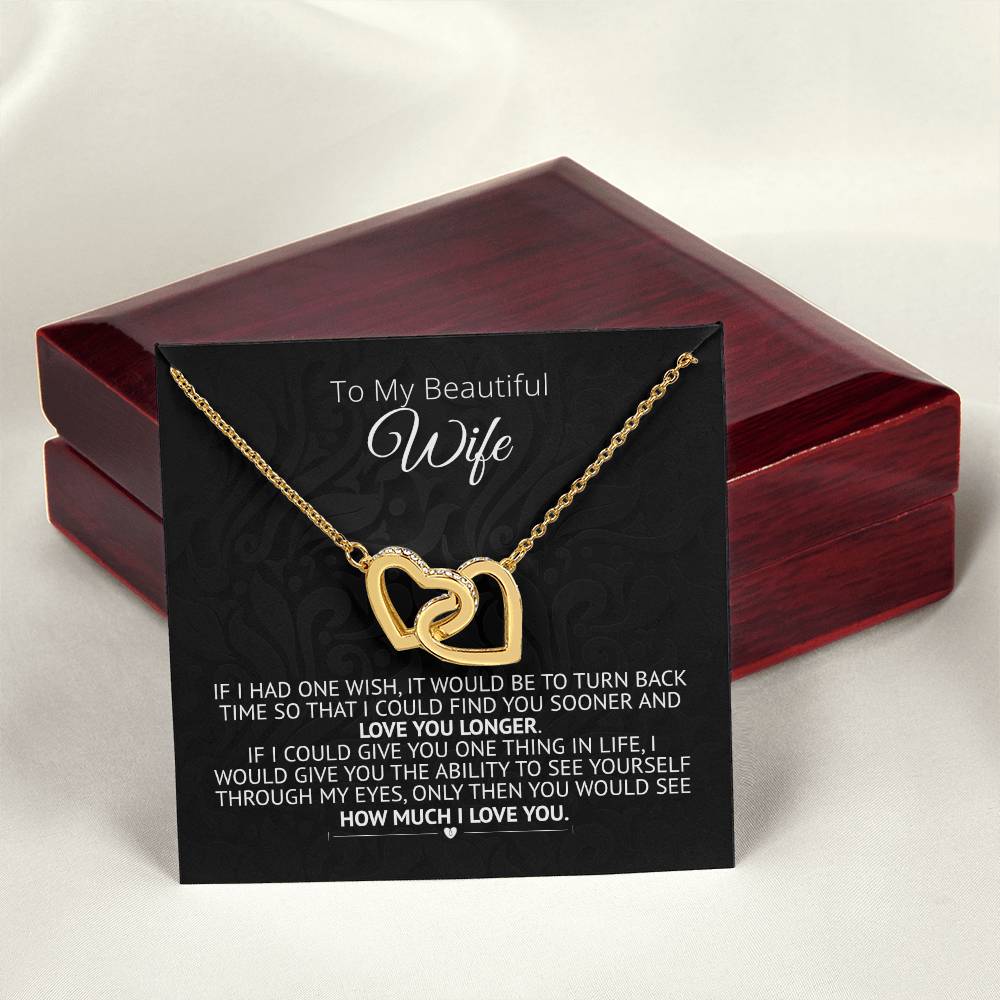 Love You Longer - Interlocked Hearts Necklace Interlocking Hearts Necklace