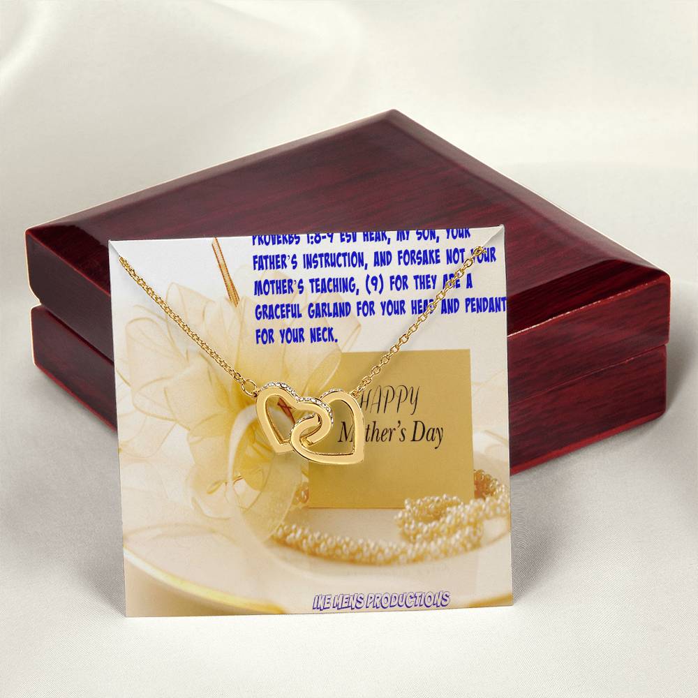 Happy Mother'S Day Jewelry Interlocking Hearts Necklace